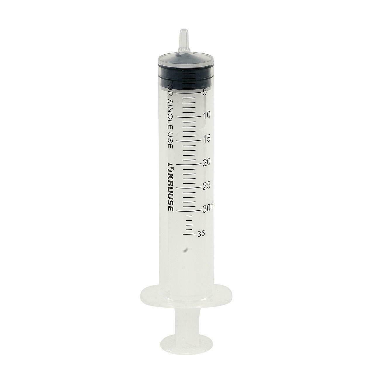 30/34ml Kruuse Luer Slip Veterinärspruta